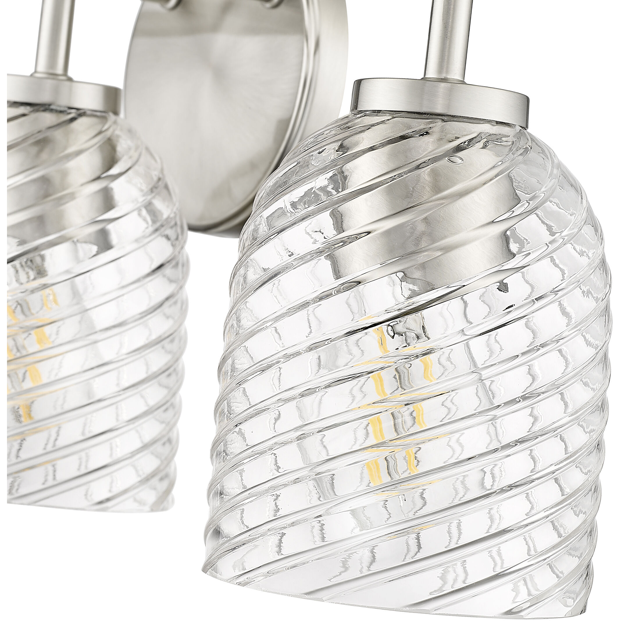 Catania 3 Light 22.8 inch Brushed Nickel Bathroom Vanity Light Wall Light